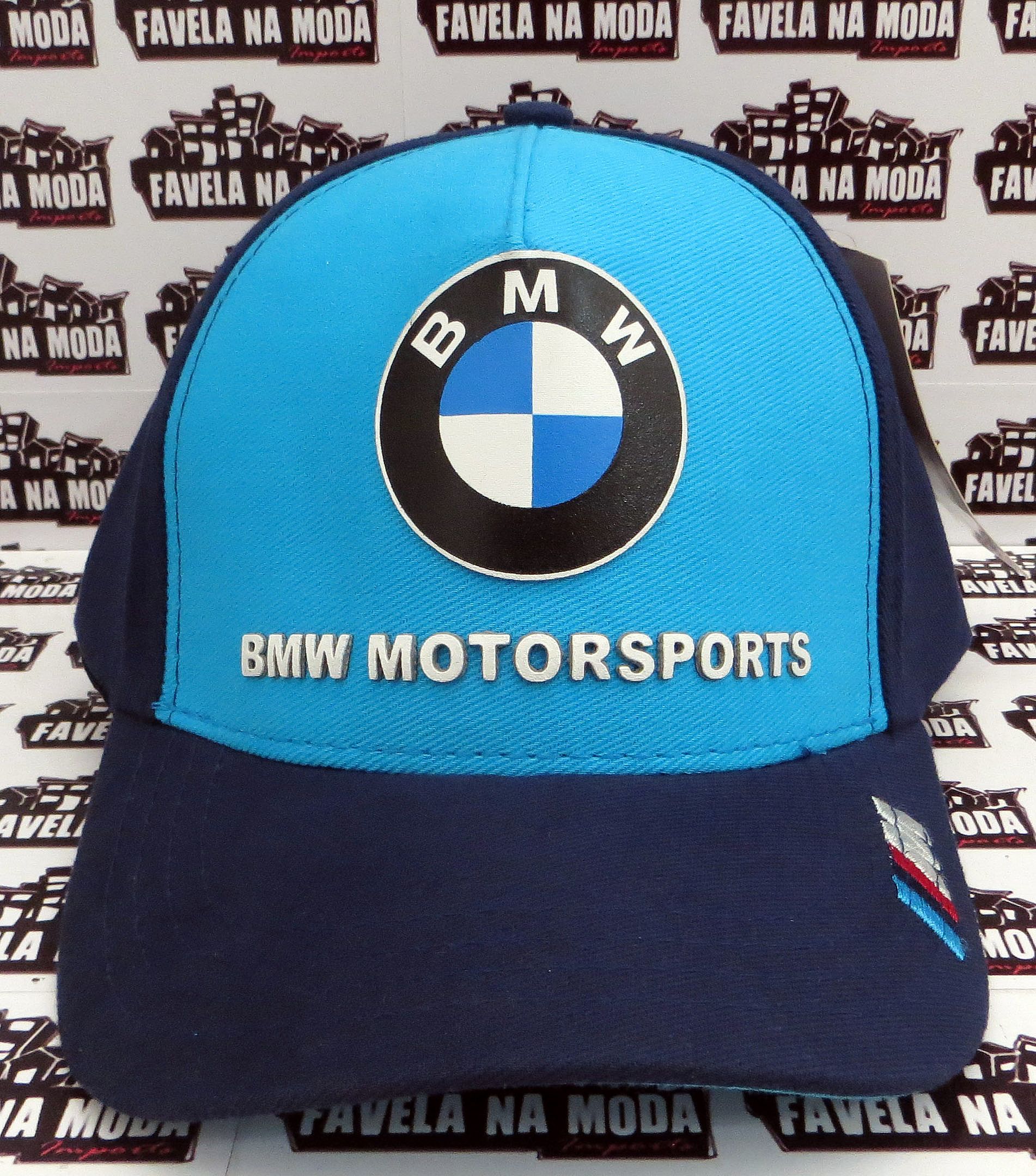 boné bmw motorsport azul