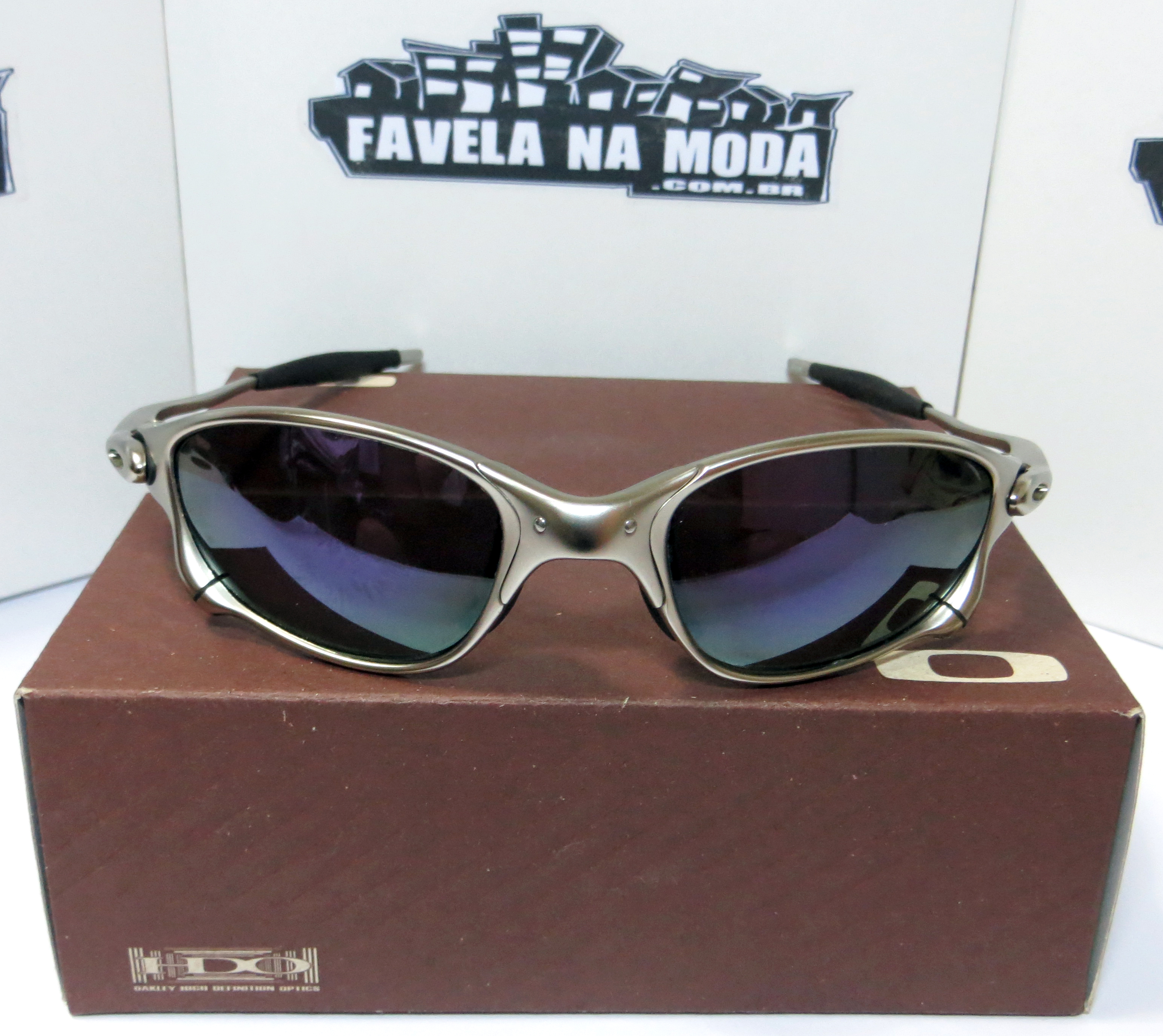 Óculos Oakley Double xx - Plasma / Violet / Borrachas Pretas - Favela na  Moda Imports